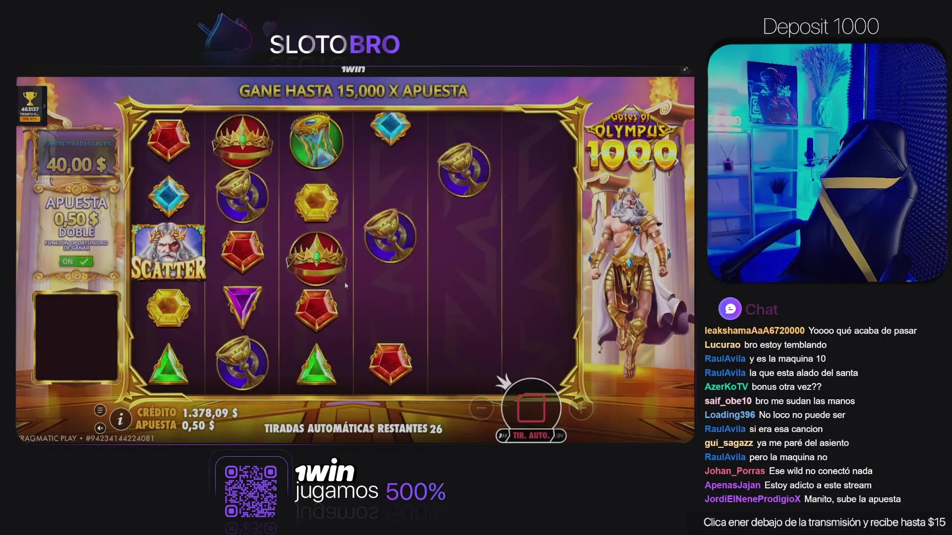 Banner principal del casino online con atmósfera deportiva, luces rojas y estética carbono mate.